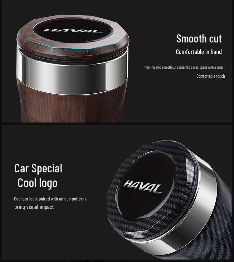 Flame Retardant Ashtray for Haval Cool Dog F7, Shenshou M6, Chitu - Car Interior Accessory