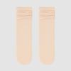 3 Pairs Ice Silk Breathable Socks Summer Ultra Thin Crew Socks Mid-tube Candy Color Pile Socks Casual Rolled Edge Ankle Socks