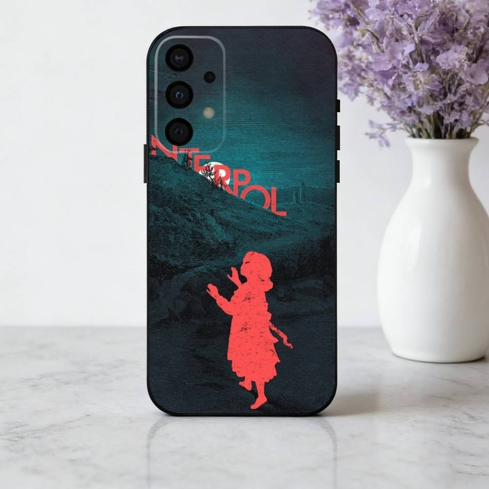 Pop-rock I-Interpol-I Band Phone Case For Samsung Galaxy A73,A72,A71,A70,A53,A52,A51,Soft Silicone Black Cover