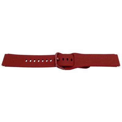 Watch Bracelet - MY-MONTRE - Style 18mm - Burgundy Silicone - Compatible Forerunner/Move 3S/Active S - Long. 75/120mm