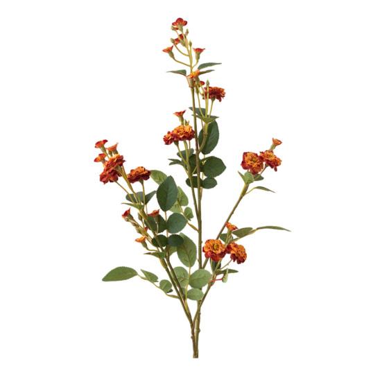 Artificial Flowers Fake Silk Ani Little Rose Realistic Fake Flowers Indoor Outdoor Decoration Wedding Garden Event Photography Prop