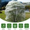 3x3M Fruits Tree Netting Cover Polyethylene Plant Bird Netting with Zipper and Drawstring Large Garden Mesh Netting Cover White