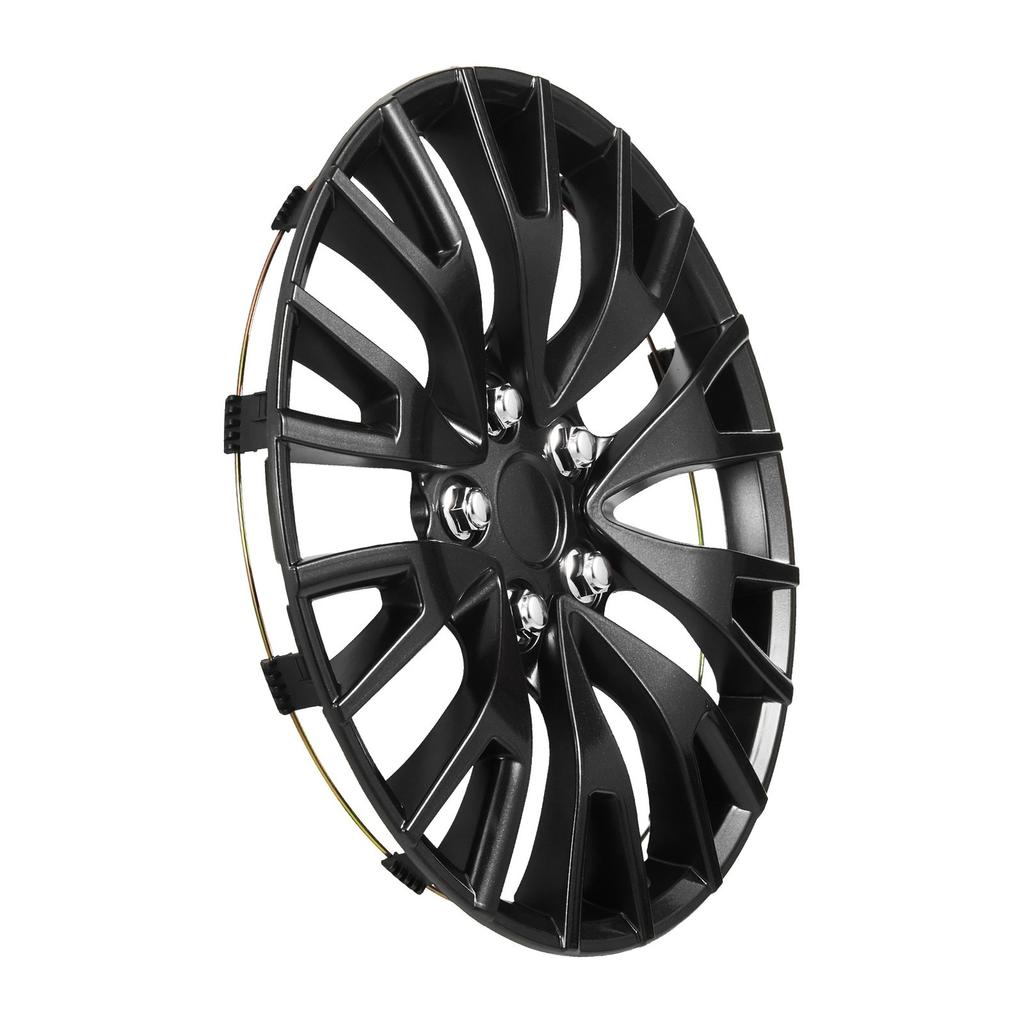 Tapacubos para Ruedas, Juego de 4 Tapacubos de 16 Pulgadas, Tapacubos de Repuesto OEM para Llantas, Tapacubos a Presión para Coche Tamaño R16, Tapacubos Universales ABS de 20 Radios para Llantas de Neumáticos