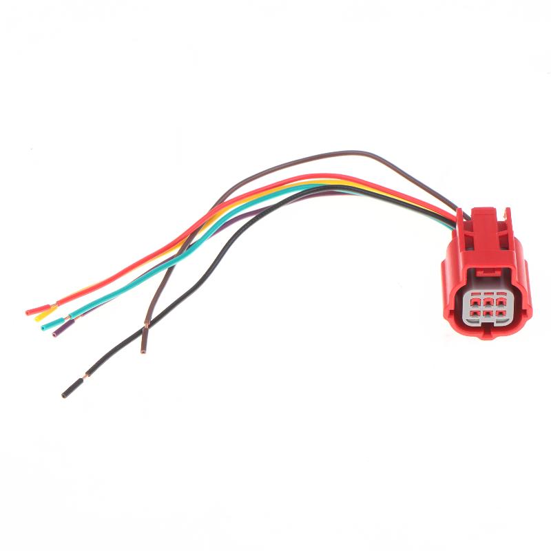 Motorcycle OBD Diagnostic Plug Durable Metal Pins Fuel Injection Tester Adapter 2Pcs DJ7065Y-0.6-11/21 for Frequent Shop Use