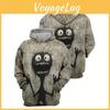 Autumn Casual Mens Long Hoodie Sleeve Sweatshirt Funny Animal Pattern 3d Print Tops Pullover Fashion Street Oversized Clothing