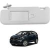 Sun Visor with Makeup Mirror Gray Left Driver Side LH Compatible with Kia Sportage 2011-2015 Replace for OEM 85201-3W000