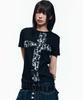 AAKAM Mosaic Cross Half Top (Black)