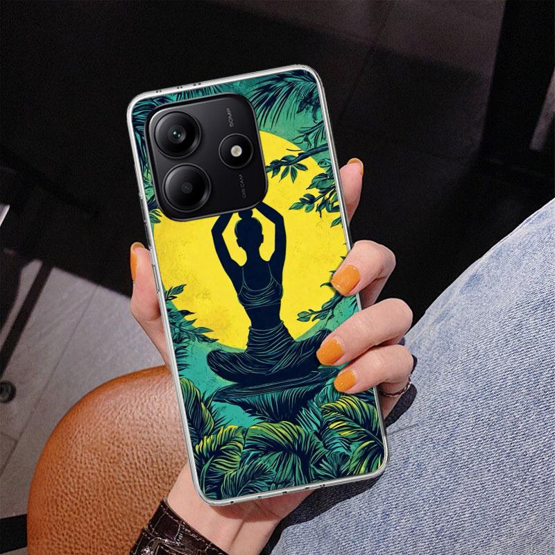 Meditation Yoga Girl Phnoe Case for Phnoe Case for Xiaomi Redmi Note 15 14 14S 13 Pro Plus 12 12S 11S 11E 10S 10 11T 5G Unique C