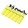 6PCS Kayak Container Bottle ABS Waterproof Portable Kayak Sealed Bottle Dry Canister with Hook Rope for Diving