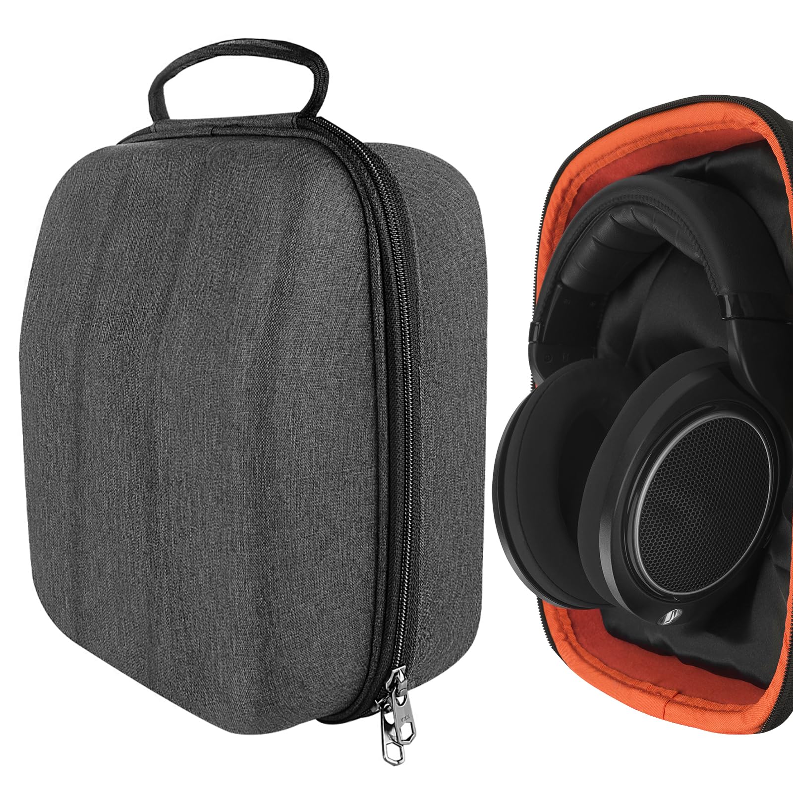 

Geekria Case Shield Headphone Case Compatible Hard Travel Case, Hard Shell Case for Large Over-Ear Headphones, Includes Storage Pouch (Dark Gray)