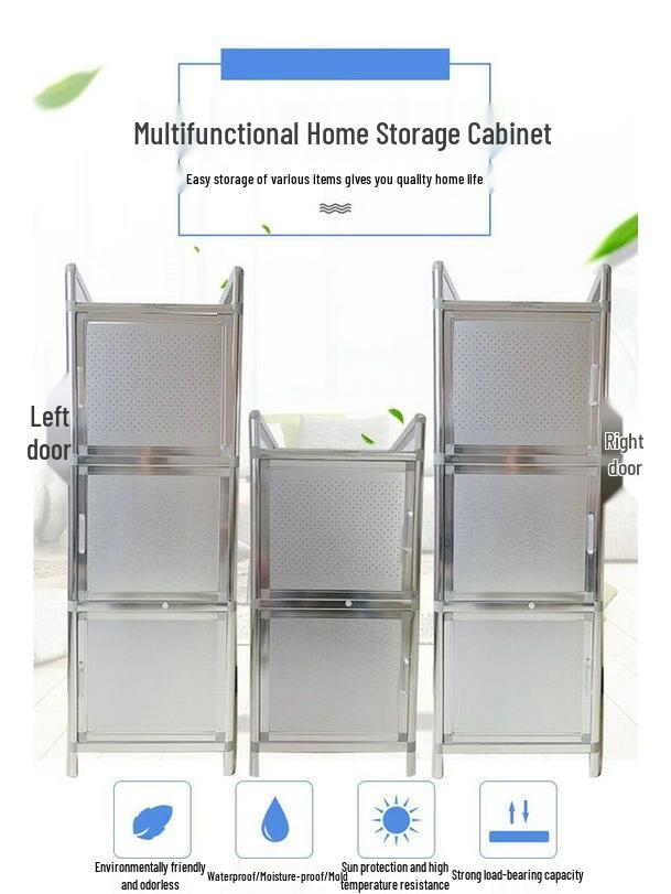Naijiang Thickened Aluminum & Stainless Steel Storage Cabinet