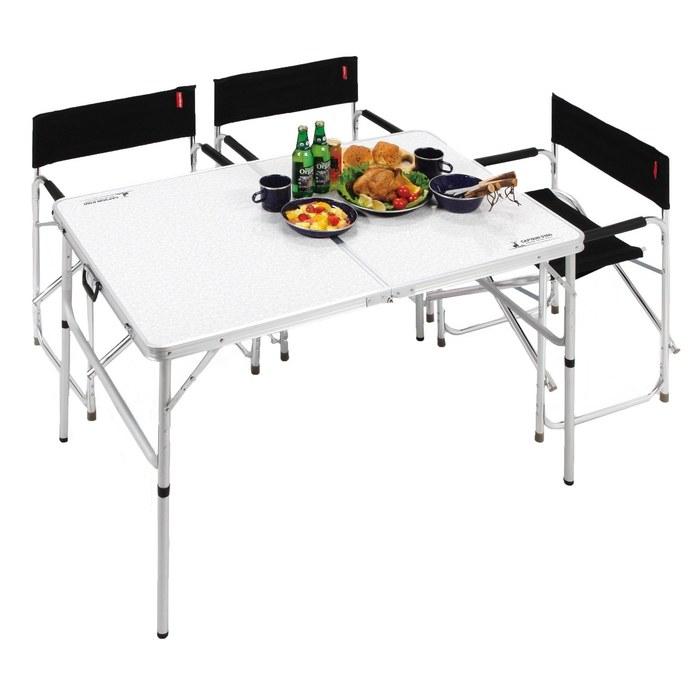 [Captain Stag] Outdoor Table Aluminum Two-Way Table with Adjusters M 120x60cm Lafore UC-510