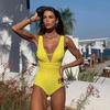 Costum de baie sexy din 2 piese cu decolteu adânc în V și fustă lungă Femei Costum de baie sexy Bikini feminin Buton strălucitor Biquini Costum de baie Imprimeu Body Îmbrăcăminte de plajă