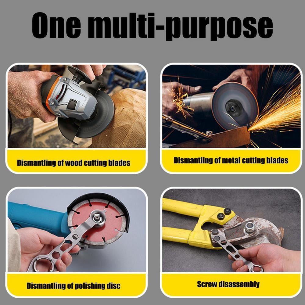 Stable Clamping Angle Grinder Wrench Angle Grinder Attachments  Disassembly Tool for Machine