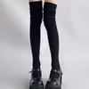 Medias de Color Sólido para Mujer Hasta el Muslo Por Encima de la Rodilla Calcetines JK Japoneses