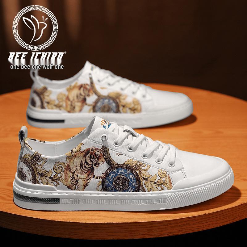 

European Men s Genuine Leather Casual Trend Shoes 44 чорний