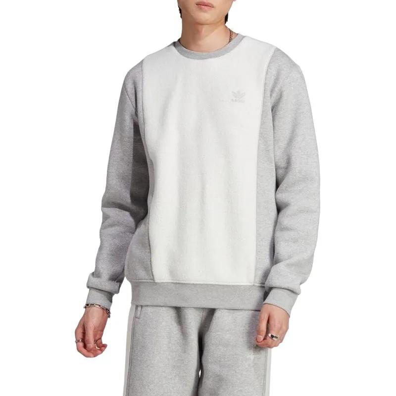 adidas Originals Knitwear Men's Gray Crew Neck Moderate Other (Unisex) Knitwear IM4448