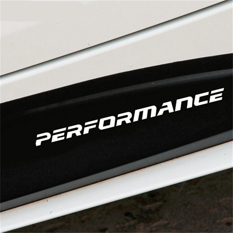 2.05M Glossy Black Side Skirt Sill Decal Stripe Stickers For BMW F30 F22 F23 E90 E91 E92 E93