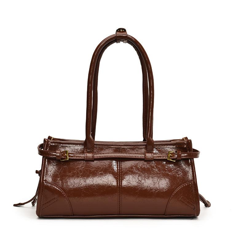 

Нова Інтернет-знаменитість 2024 року з тими ж плечима, міська простота, ніша високого сенсу, вишукана сумка великої місткості Small світло-коричневого кольору