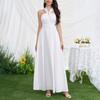 Summer Vacation Style Cross-strap Dress, Sexy Temperament Socialite Personality V-neck Backless Waist Dress