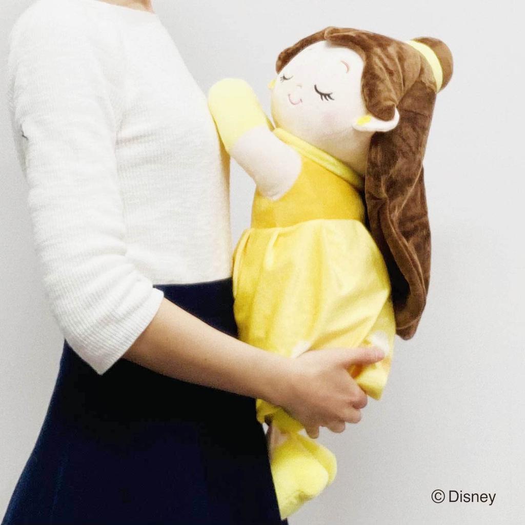 MORIPiLO Morishita Disney Beauty and the Beast Belle Body Pillow M 45cm Large Stuffed Toy Cushion Character Goods Pillow Disney Princess Yellow