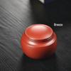 100g Zhu Ni Zisha Mini Tea Canister - Solid Color, Chinese Style Boutique Tea Storage.