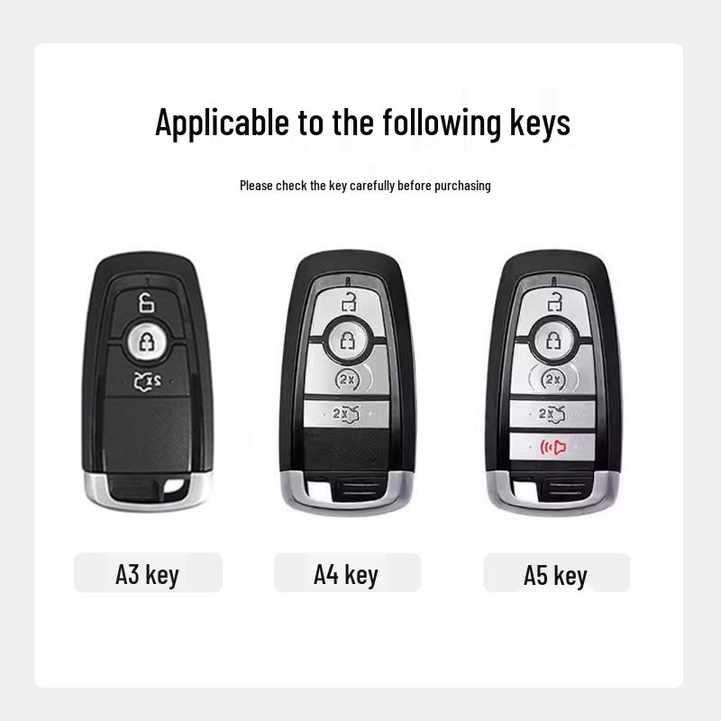 Metal Key Shell for Ford Mustang Shelby Cobra Electric/Old Models