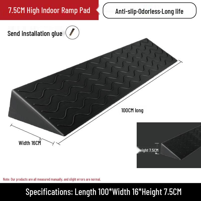 Threshold Uphill Ramp Mat for Indoor Sweeping Robots