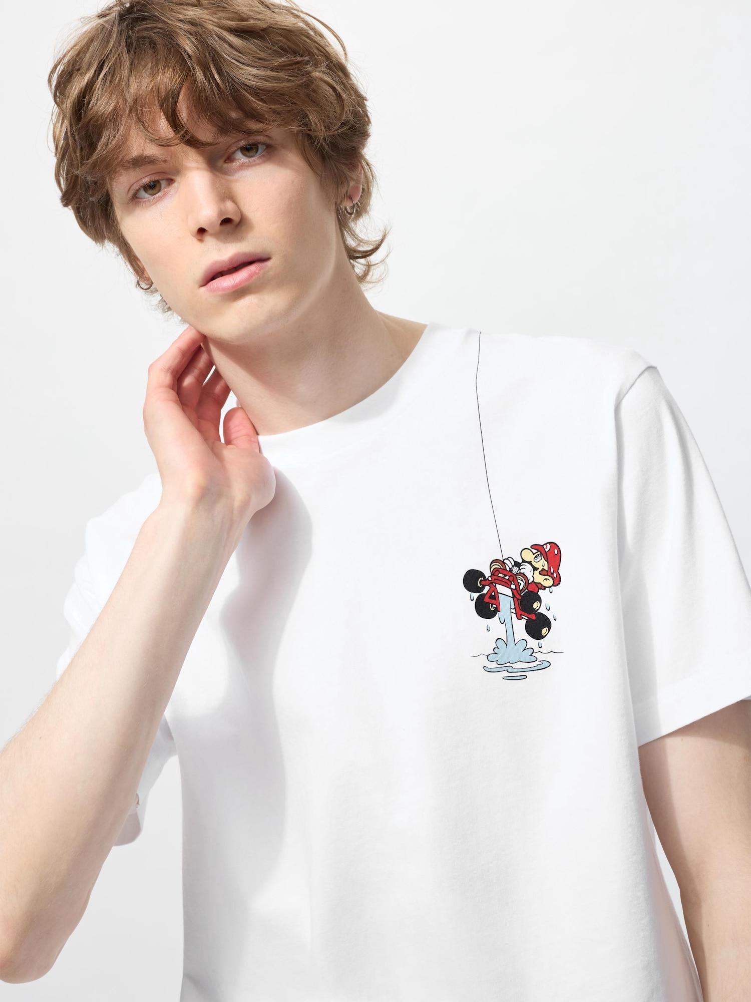 

Футболка Uniqlo Super Mario ArchivE UT с коротким рукавом и принтом E 00 WHITE/UNISEX L