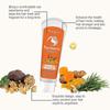 Turmeric Shampoo Cleanses Scalp, Hydrates Moisture And Softens Dry And Irritated Hair