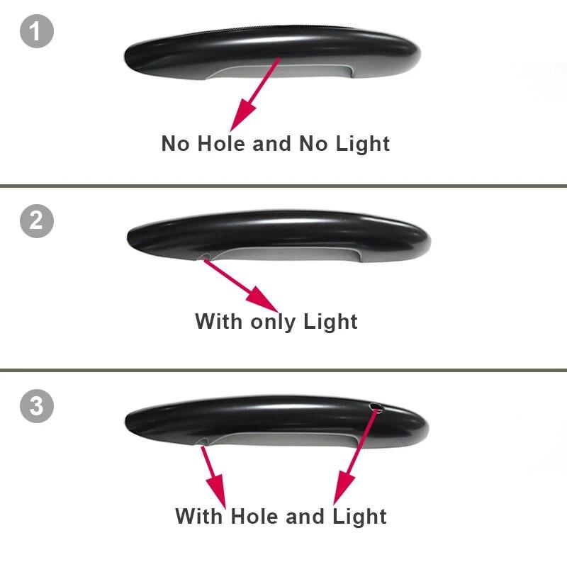 Pro MINI One Cooper S D JCW F54 Clubman 2015-2023 Černá ozdobná krytka kliky dveří exteriéru Příslušenství pro styling auta