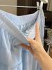 2026 Spring/Summer High-Waisted Slimming A-Line Pleated Skirt for Women - Gentle Sweet Cake Style, Hip-Covering and Long Length.
