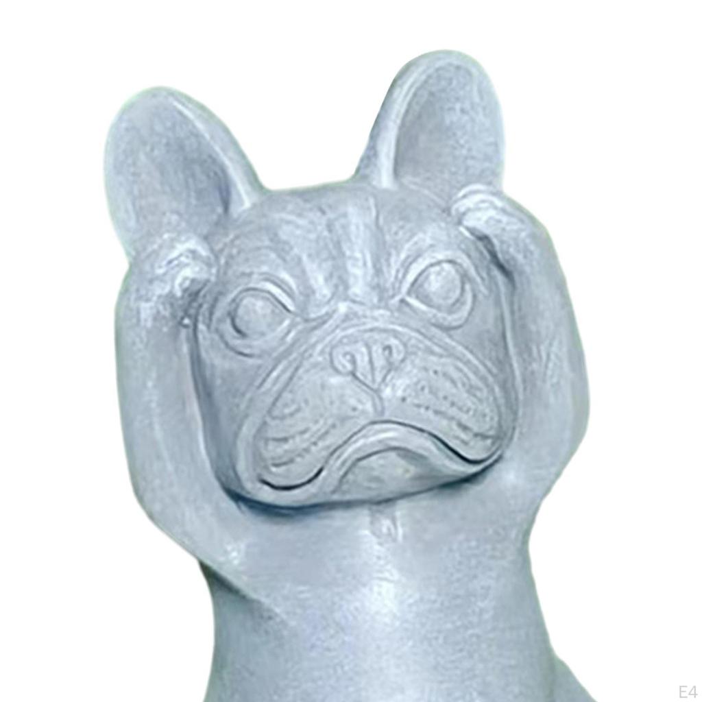 Statue Dog Sculpture Creative Sitting Garden Ornaments Outdoor Flower Beds Decor Gift