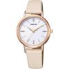Citizen Wicca Solar Tech Beige Leather Strap Everyday Waterproof Women's Watch KP5-166-10