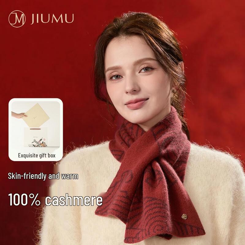 JIUMU 100% Cashmere Women's Winter Scarf