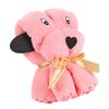 Hair Drying Towel Fluffy Reusable Puppy Shape Lovely Cartoon Coral Fleece Towel Wedding
