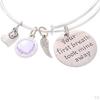 Birthstone Expandable Women' Bangle Bracelet