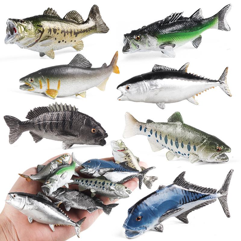 Cognitive Ocean Animal Model Toy - Salmon, Bass, Tuna, Marlin, Shark
