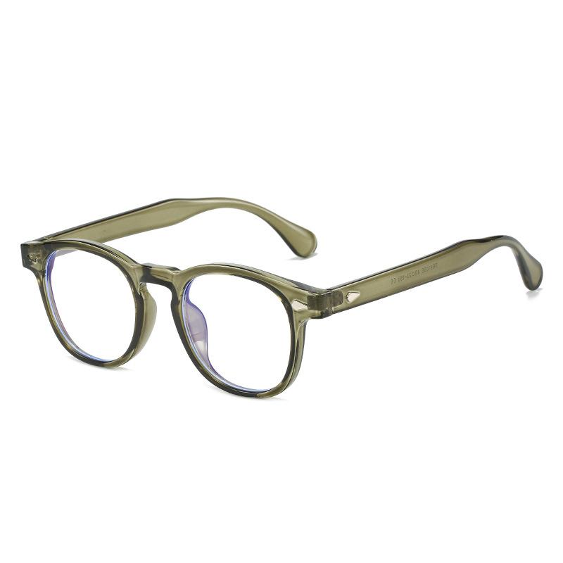 Fashion TR90 Anti Blue Light Filter Gaming Glasses Women Men Clear Grey Anti Blue Light Blocking Glasses 2024
