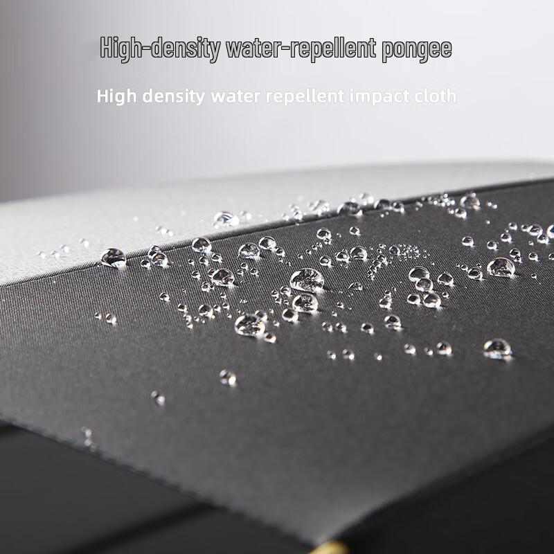 Manual 24-Rib Long Handle Double Umbrella with Auto Waterproof Sleeve