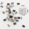 50pcs Furniture Cabinet Invisible Case Hinge Gift box Frame Mini Angle Hinges Jewelry Case Support