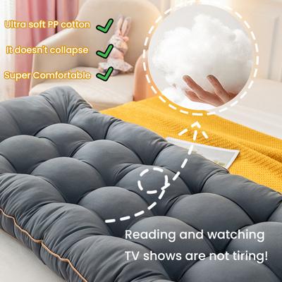 Yousheng Headboard Pillow Headboard Backrest with Elastic Strap Bed Waist Support Cushion Daybed Bolster for Dorm Bedroom Sitting Reading