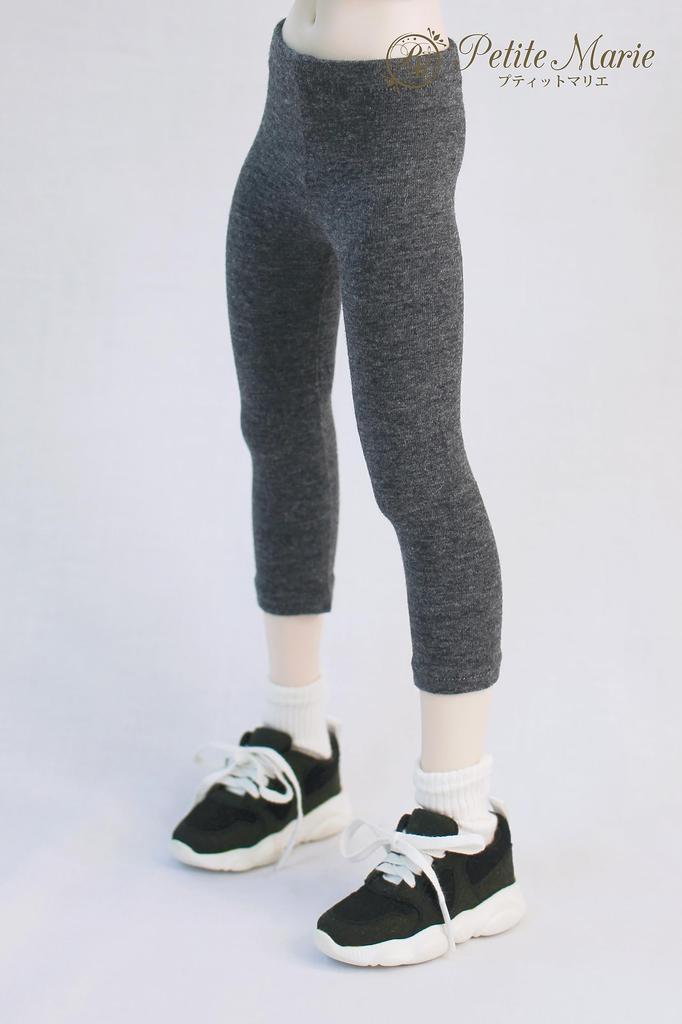 [Petite Marie] 13 MDD Compatible 78 Length Leggings, Dark Gray, Tights, Fitness Pants, Leggings, Daily Pants, Casual Pants, 40cm Doll, BJD, Doll