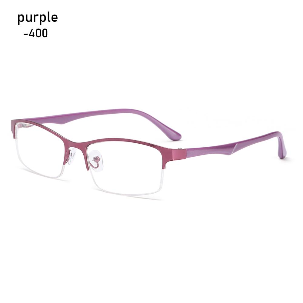 

Women Half Frame Optical Prescription Eyeglasses Myopia Glasses Computer Goggles Short-sighted Eyewear 3.5