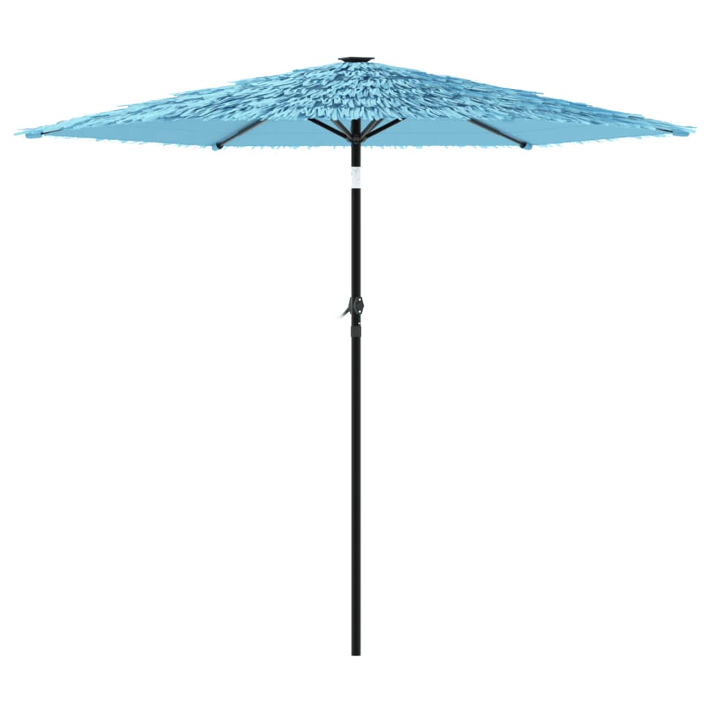 Blue Sun Umbrella with Steel Pole 223 X 223 X 213 Cm