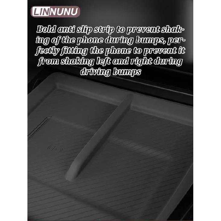 Linnunu Fit for Lynk& Co 08  Wireless Charging Protective Pad Silicone Material Protective Pad Car Interior Dustproof Pad Storage Pad Car Decoration
