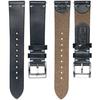 Hemsut Chromexcel Leather Watch Band, 20mm, Soft Vintage Leather Watch Strap, Handmade Watch Strap with Quick Release Tool and Stainless Steel Silver