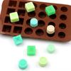 Silicone Chocolate Mold Set Non Stick Geometric Shape Candy Molds for Baking DIY Craft Ice Cake Decorations and Soap Making