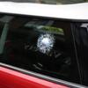Break Glass Car Window Sticker 3D Tricky Simulation Ball Hits Sticker For Cars Peel & Stick Vinyl Decal Waterproof Car Sticker