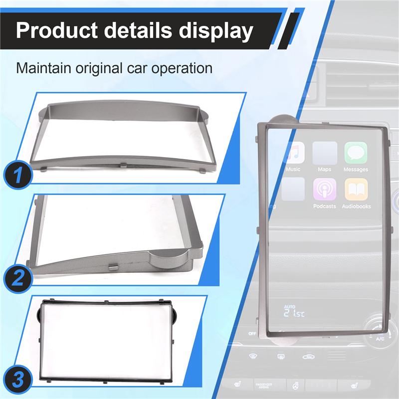 2Din Car Radio Fascia For Hyundai Starex/H1 DVD Stereo Frame Plate Adapter Mounting Dash tallation Bezel Trim Kit-A87Q